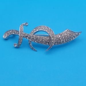 Beautiful Shriners Rhinestone Brooch